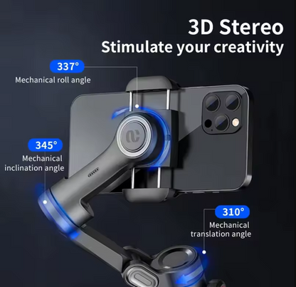 AOCHUAN Estabilizador de cardán portátil de 3 ejes SmartXE para teléfono inteligente