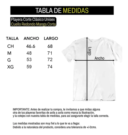 Playera Guerrero Jaguar para hombre/mujer