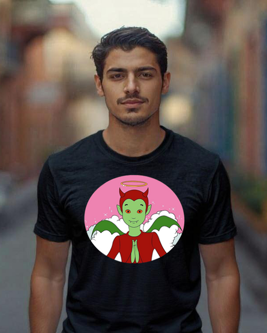 Playera CelestiDiablo cuentos de la calle broca para hombre/mujer.