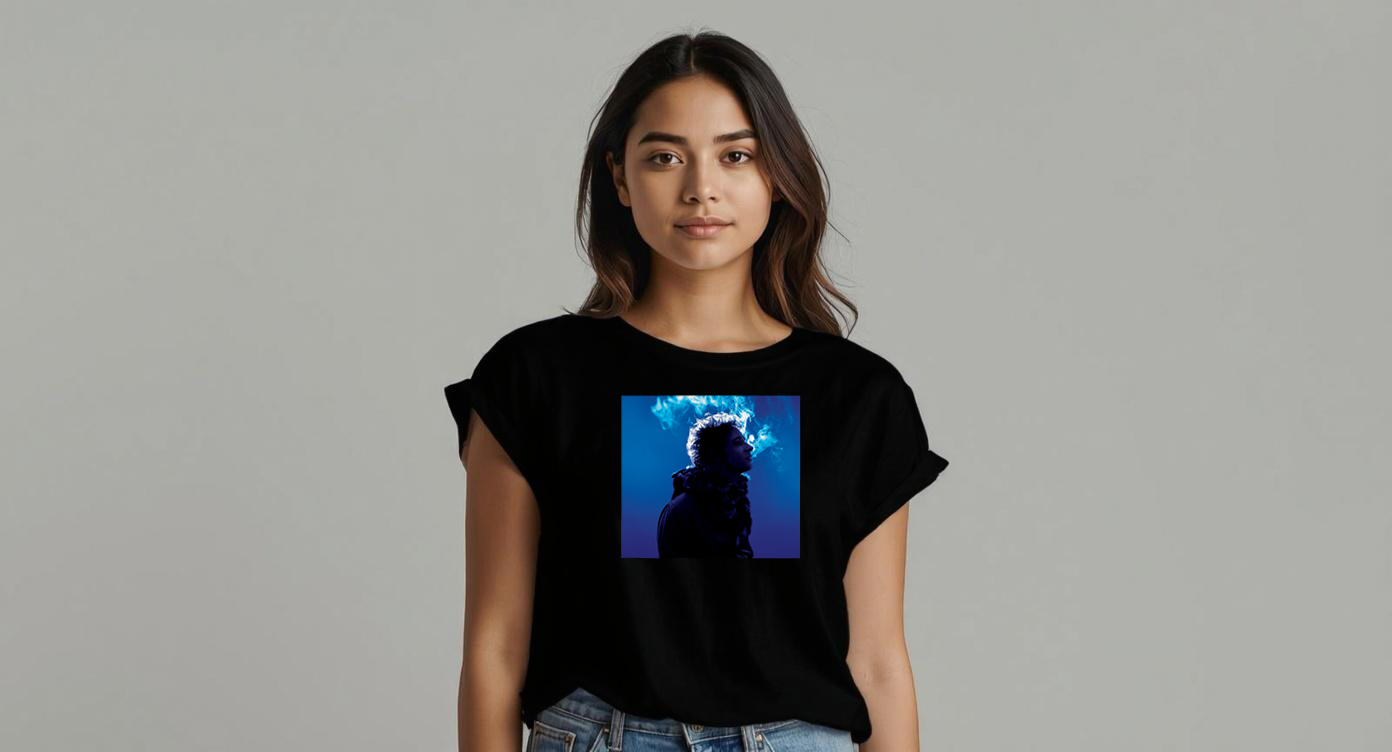 Playera manga corta  Cerati Silueta en humo