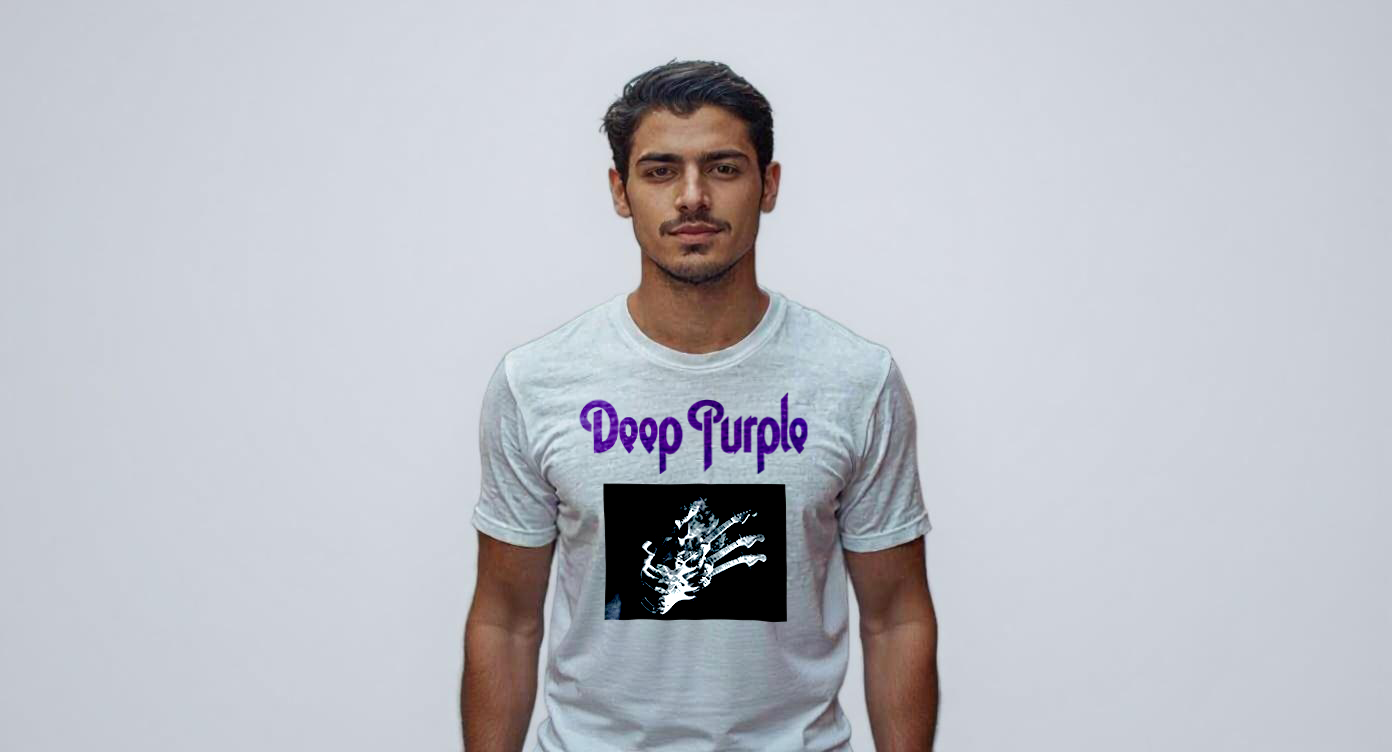 Playera manga corta Deep Purple