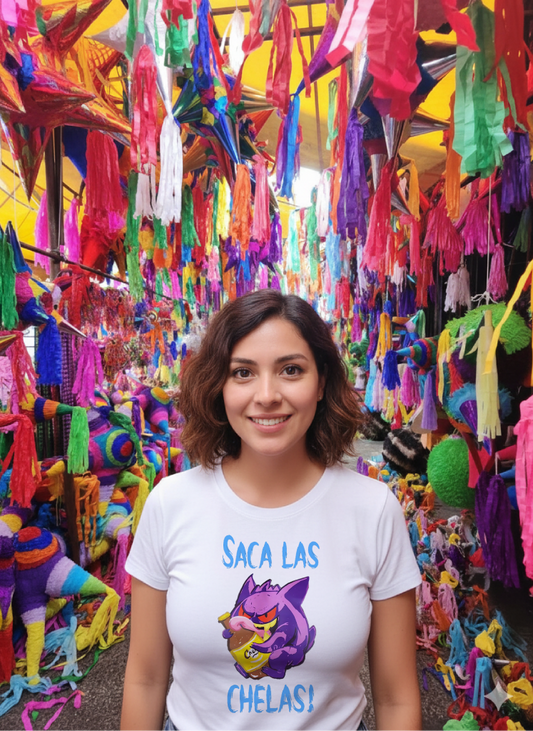 Playera Gengar Saca las chelas para hombre/mujer