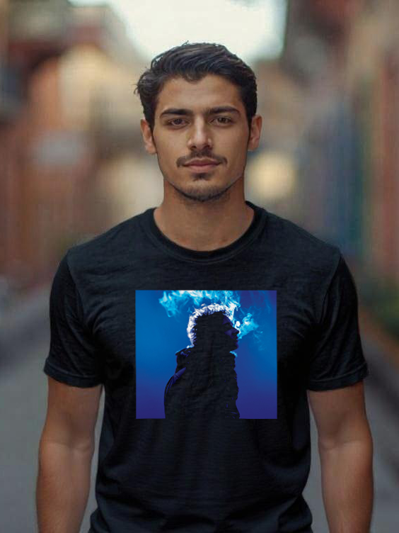 Playera manga corta  Cerati Silueta en humo