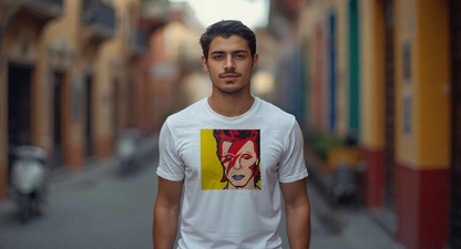 Playera manga corta Bowie Ziggy