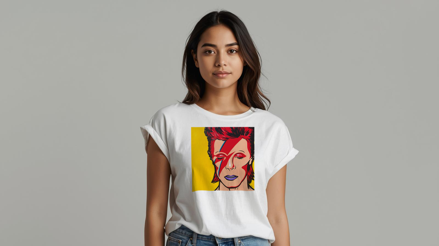 Playera manga corta Bowie Ziggy